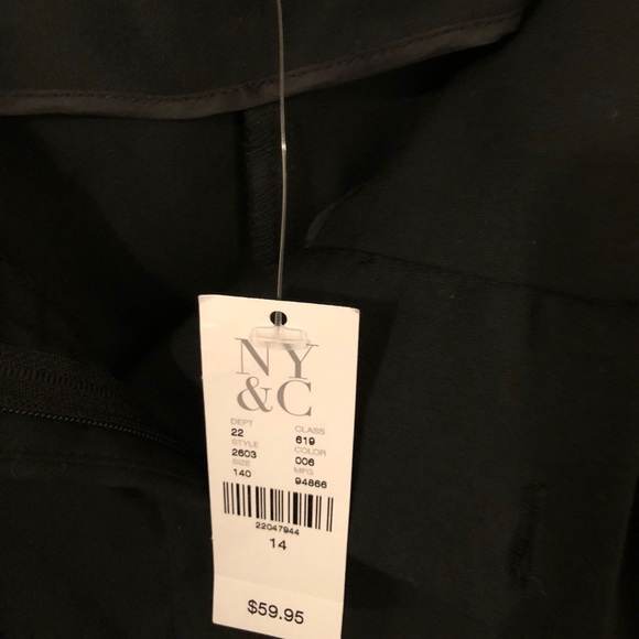 NWT size 14 New York & Co dress pants with belt - Picture 4 of 5